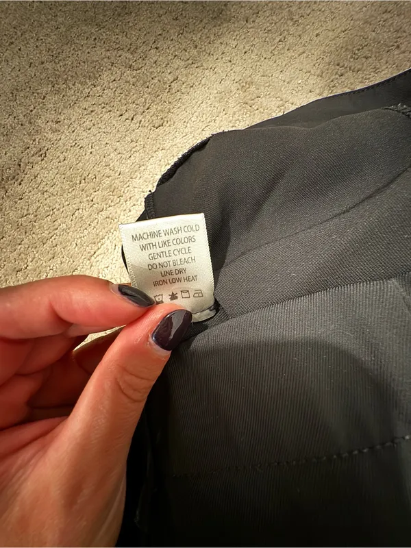 Women black dress pants max studio XS - Image 4