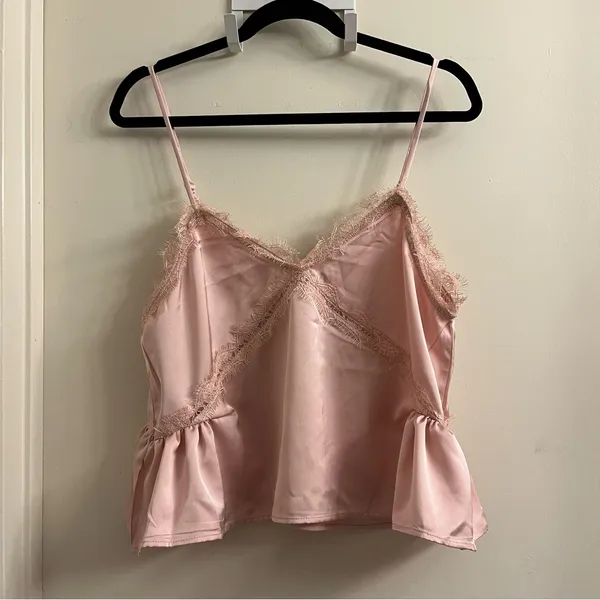 NWT Georgie Lacey Layering Cami Pink Large - Image 4