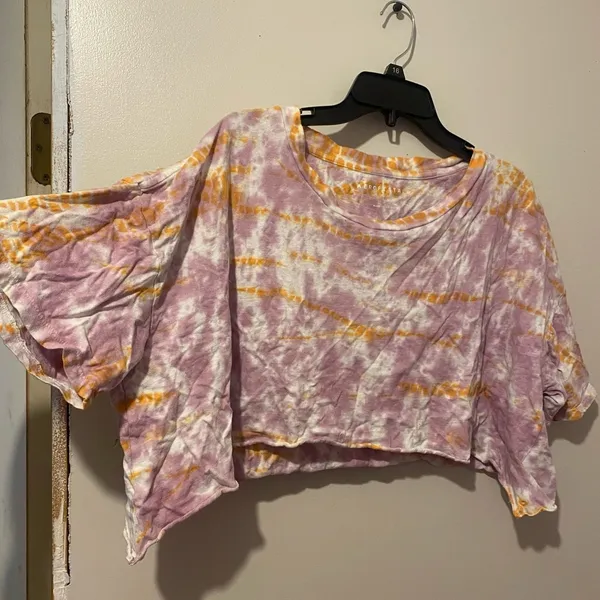 Aeropostale cropped tie dye shirt - Image 2