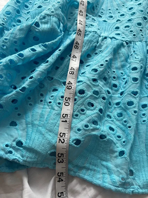Boston Proper Eyelet Surplice Ankle Length Dress size 8 - Image 9