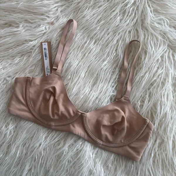 Skims Fits Everybody Unlined Demi Bra Clay Size 32C - Image 3