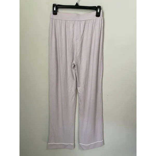 NEW Cozy Earth Bamboo Stretch-Knit Classic Pajama Set Lilac XS - Image 7