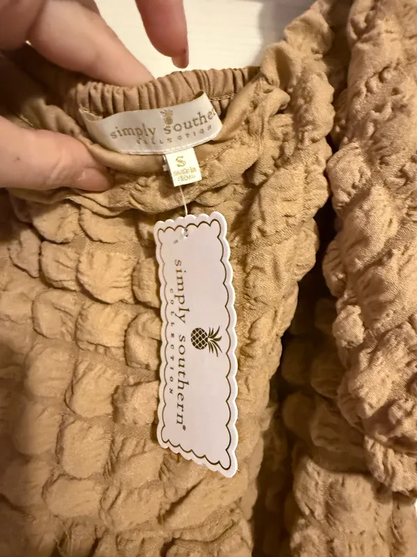 Simply southern textured bubble dress small/medium- nwt - Image 5
