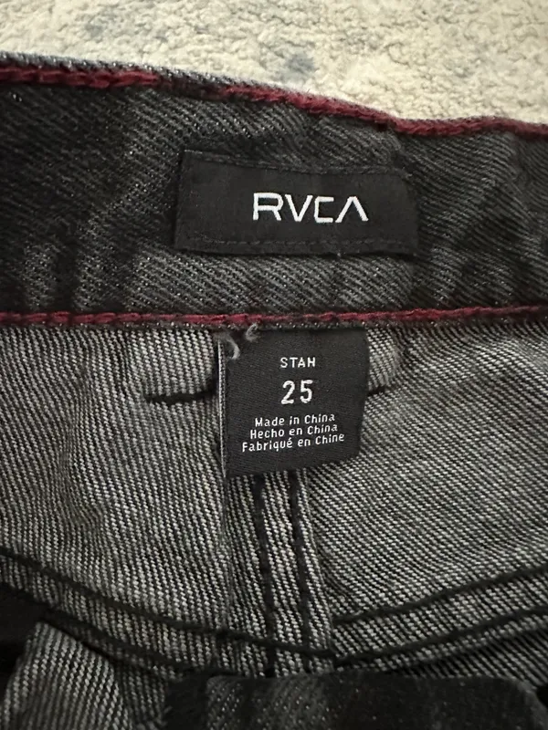 RVCA high rise straight jeans - Image 3