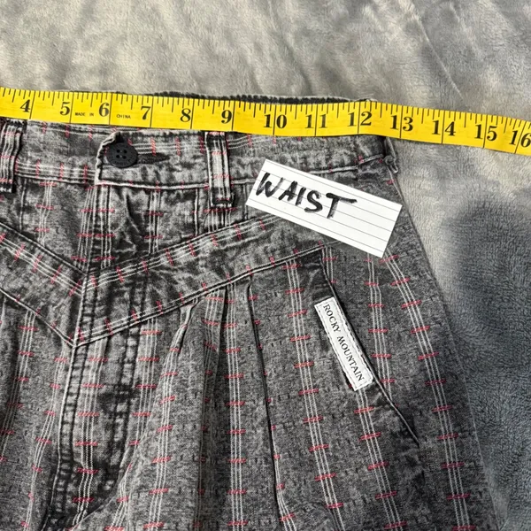 Rocky Mountain Western Bareback Jeans Acid Wash Striped High Rise *Altered Waist - Image 8