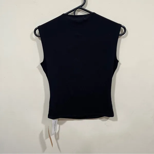 NWT Reformation black blouse top size medium Shae Knit Top - Image 5