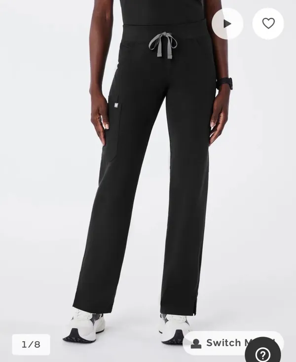 Figs Black Scrubs Set - Image 2