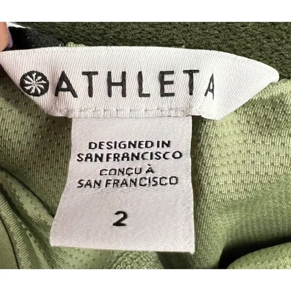 Athleta Vienna‎ Cargo Skirt Skort 2 Green Stretch Golf Sports Outdoors UPF 50+ - Image 14