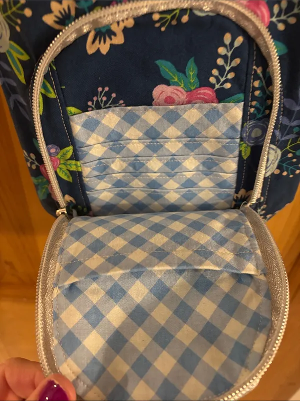 Adjustable Water bottle & Card Holder Floral Bag - Image 3