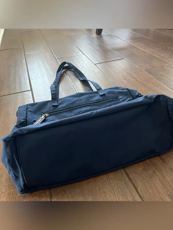 Harrod's London Navy Blue Nylon Purse - Image 3