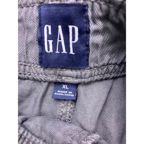 Gap Pants Womens XL Gray NEW‎ Lyocell Elastic Waist Relaxed Utility Trousers - Image 2