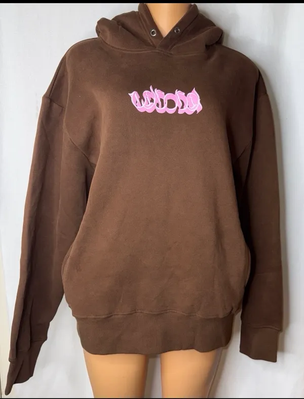 Brown oversized hoodie Size L - Image 4