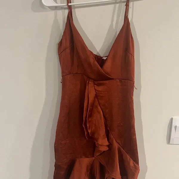 Lucy in the Sky rust mini‎ dress size xs - Image 3