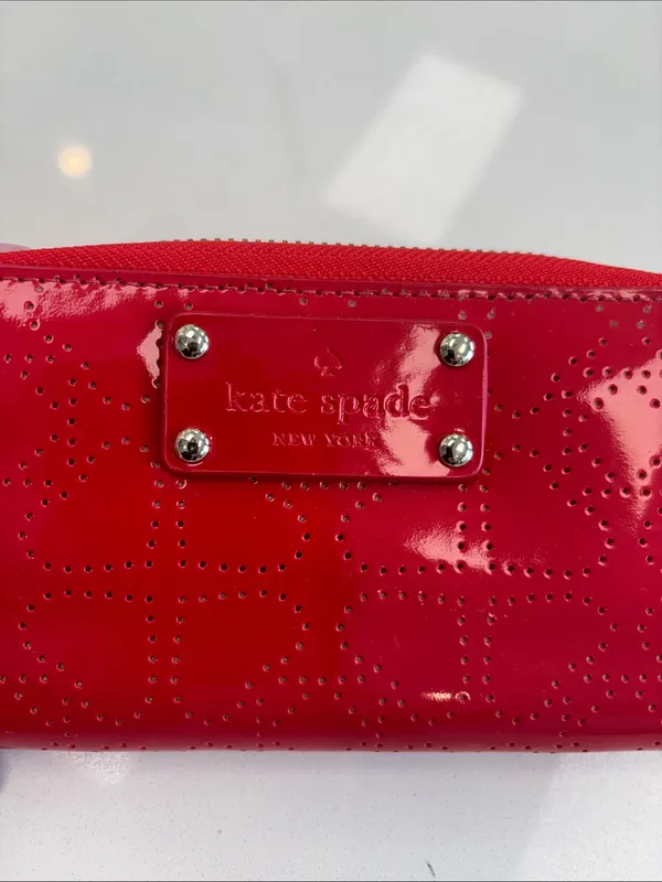 Kate Spade Jazzy Metro Red Patent Leather Wristlet - Image 2