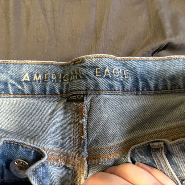 American Eagle jeans with slits on bottom - Image 3