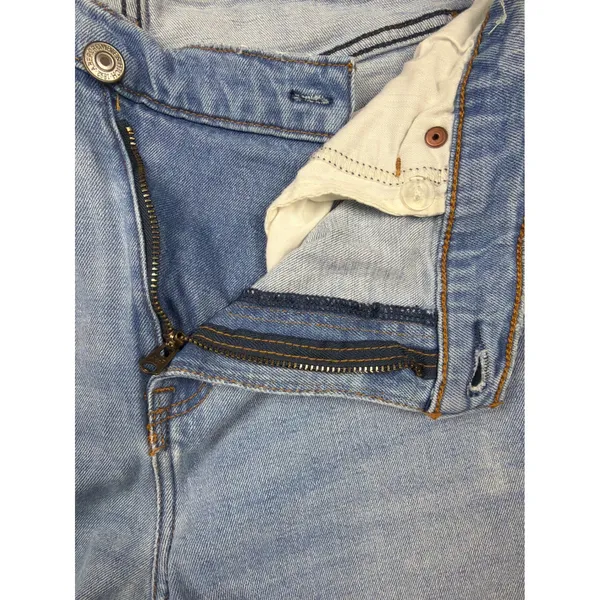 Abercrombie & Fitch 90s Slim Straight‎ Ultra High Rise Jeans Light Wash 27/4 - Image 5