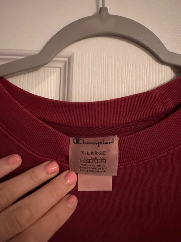 Champion Maroon  Crew Neck - Image 3