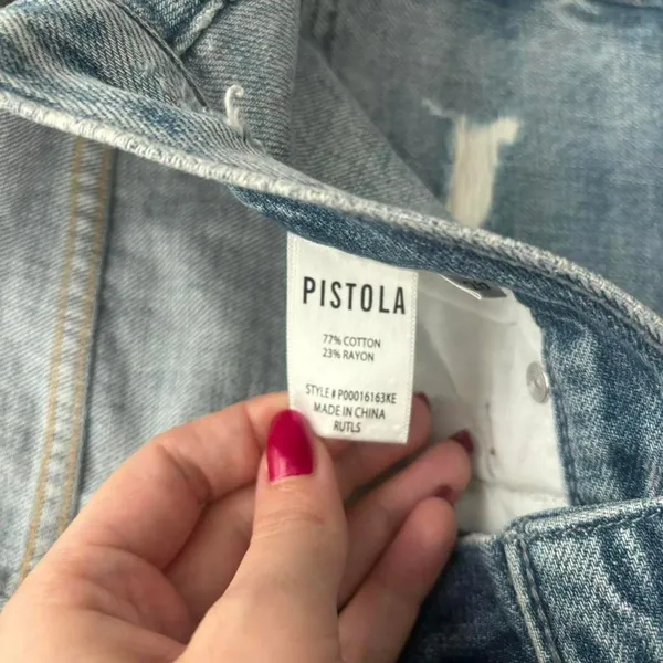 Pistola Straight Leg Jeans Size 26 - Image 5