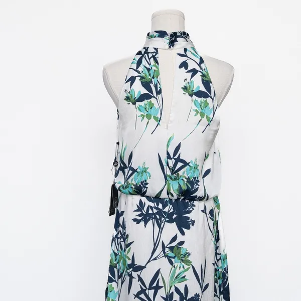 Adrianna Papell Floral Halter Midi‎ Dress - Image 6