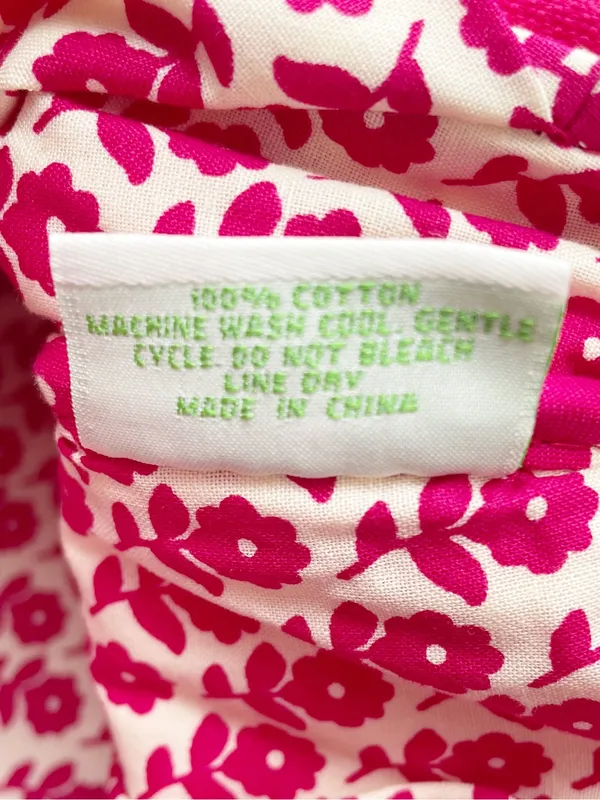 Vera Bradley Twirly Birds Pink Squared Away Tote Satchel Purse Shoulder Bag 2010 - Image 12