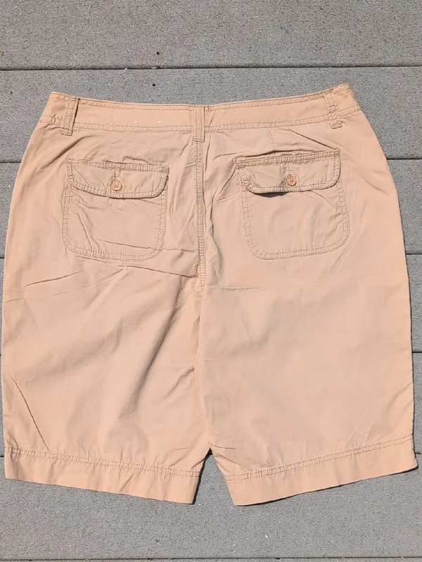 St. John's Bay Khaki Bermuda Shorts | Size 14 Khaki Bermuda Shorts - Image 6