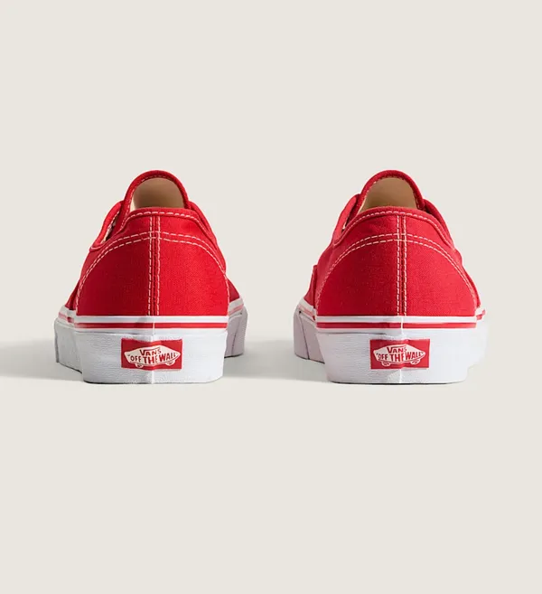 Vans Red Authentic Shoes - Image 4