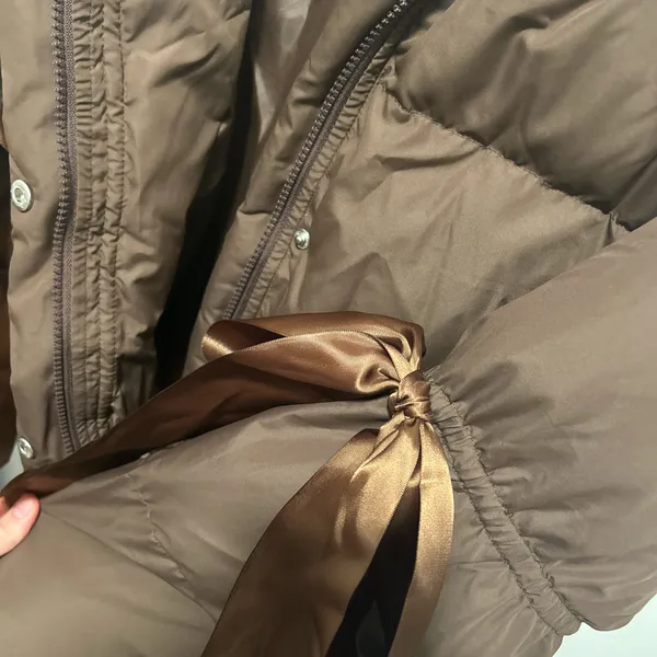 Brown Puffer Coat - Image 3