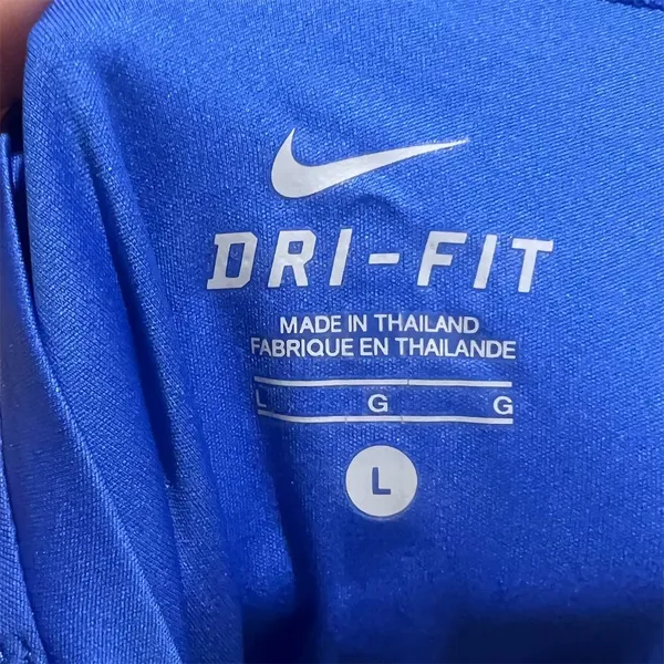 Nike Women's Long Sleeve Running Top Blue Size L Dri-Fit Activewear - Image 6