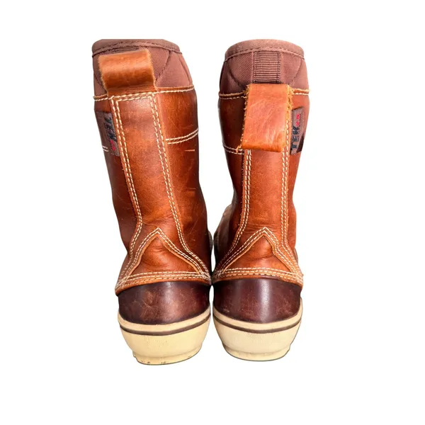 LL Bean‎ Tek 2.5 Leather Duck Boots Brown Waterproof Lace Up Women SiE 7.5 - Image 5