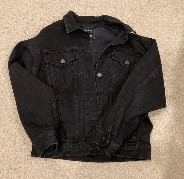 Black Denim Jacket - Image 2