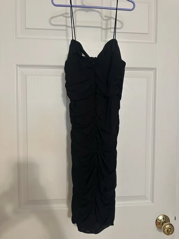 Hello Molly Black Mini Dress - Image 4