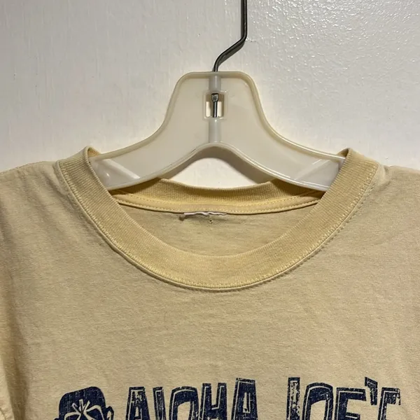 Aloha Joe’s Tee Shirt Yellow Size M - Image 2