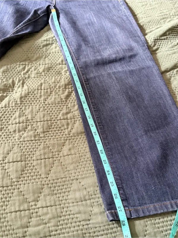 Boden Dark Wash Wide Leg Jeans Size WC137 US 10P Petite - Image 8