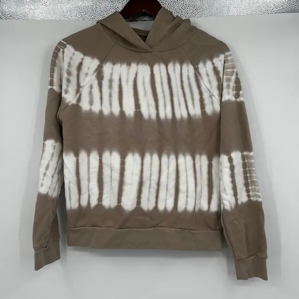 Madewell Resourced Cotton Retro Hoodie Sweatshirt tie dye burnished stone small - Image 2