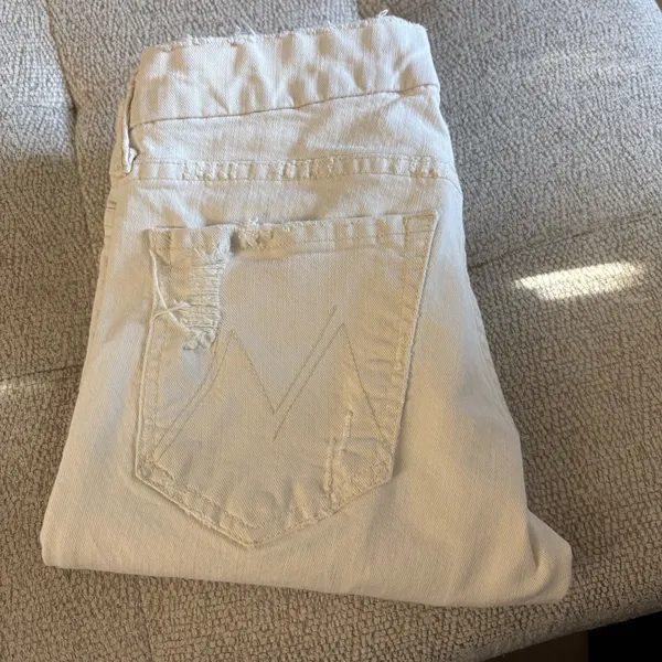 MOTHER DENIM The Looker Cream For A Day‎ Jeans Size 26 - Image 13