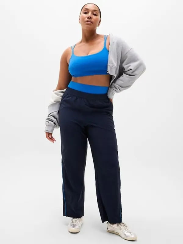 New Athleta M Transcend Strappy Bra Breaker Blue Medium Cup D-DD - Image 3
