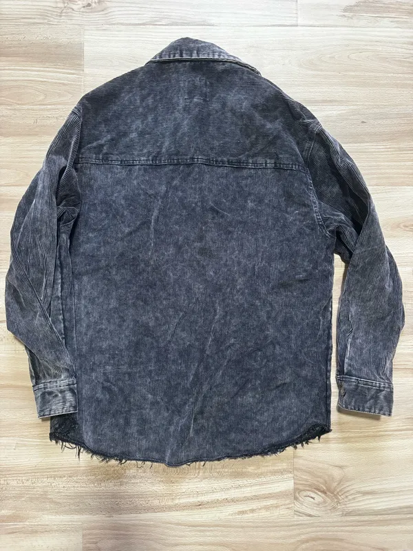 Fall Corduroy Button Up Shacket - Image 3
