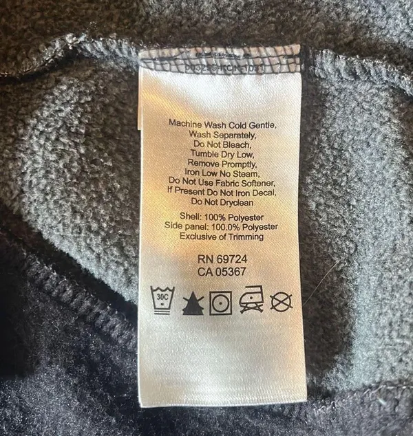 Columbia High Neck Full Zip Raglan Long Sleeves Fleece Jacket Size S - Image 6