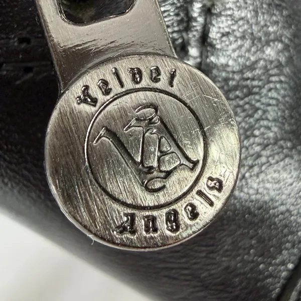 Velvet Angels OTK Leather Platform Boots High Heel Black‎ Women's EU 37 US 7 - Image 3