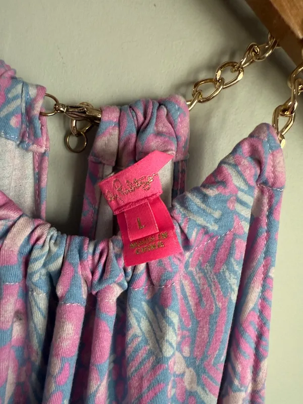 Lilly Pulitzer Bowen Jumpsuit in Pink Sorbet High Altitude print Large - Image 8