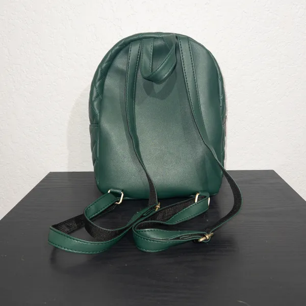 Harry Potter Green Sytherin Quilted Mini Backpack - Image 5
