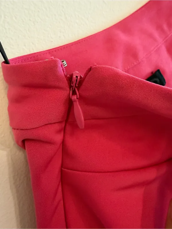 Hot Pink NBD Jaiden Midi Dress Size S - Image 6