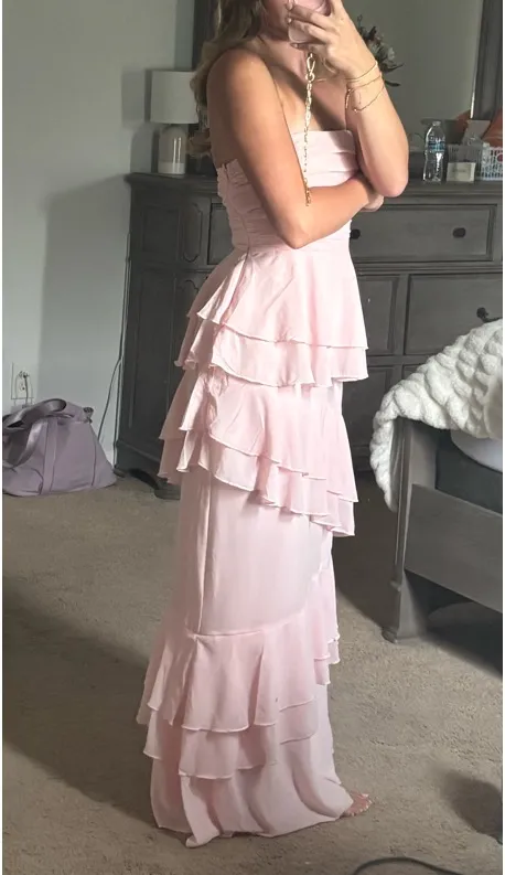 Hello Molly Pink Maxi Dress - Image 2