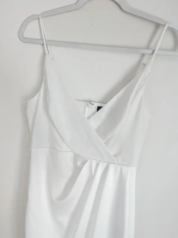 White Midi Dress - Image 7
