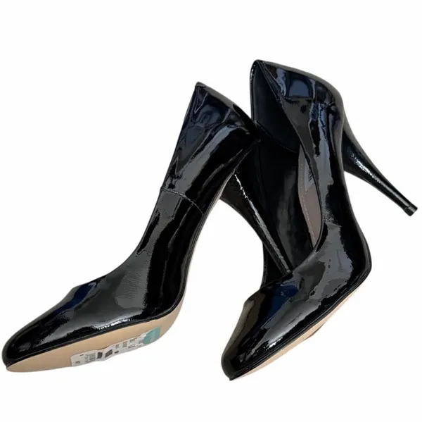 Steve Madden Black Patent Leather Women's Shoes Size 8.5 New - Image 5