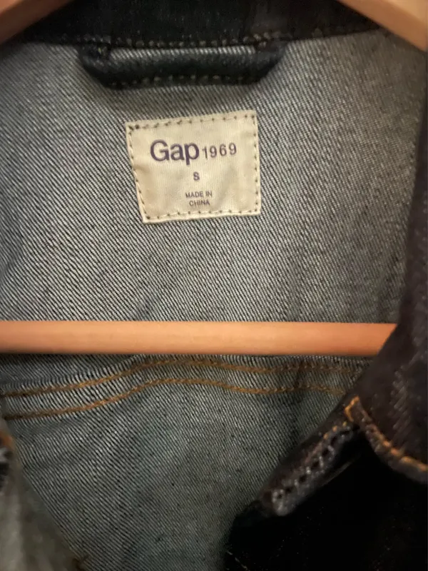 Dark Denim Jacket Gap 1969 - Image 2
