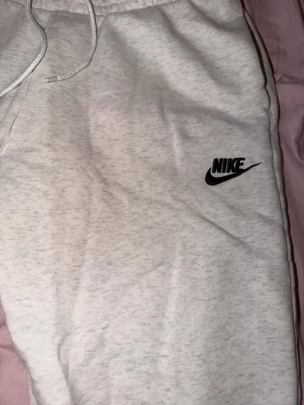 White Nike Joggers Sweatpants - Image 2