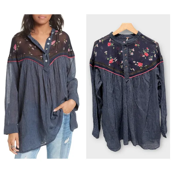 Free People Hearts and Colors Top Size Large - Image 10