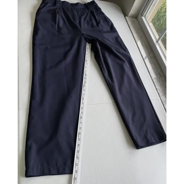 Lulus Paperbag Pants Womens Size L High Waisted Trousers Slacks Belt Loops Lined - Image 11