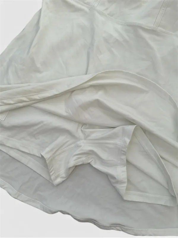 GILLY HICKS by HOLLISTER Energize Active Scoop Tennis Athletic Dress White Sz. M - Image 6